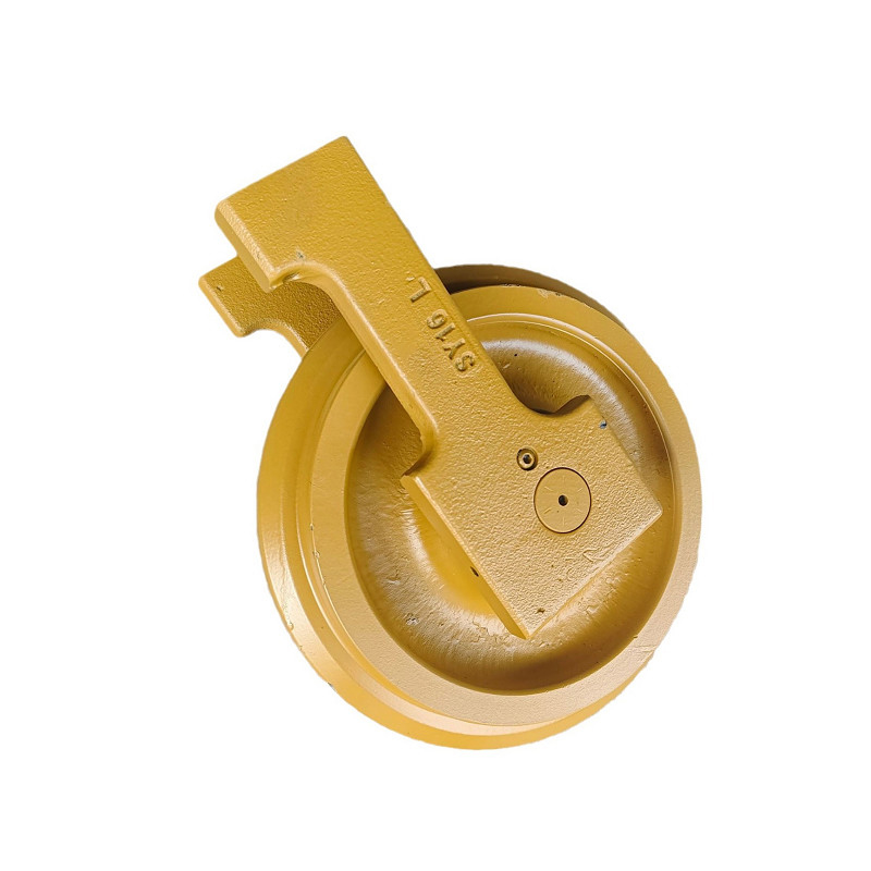 Ihi Front Track Idler Assy For Mini Excavator Jcb Wheel Bulldozer Parts Rubber Idler Js220 Pc20 Pc60 Pc200 Pc300 Ex120-2 Js220