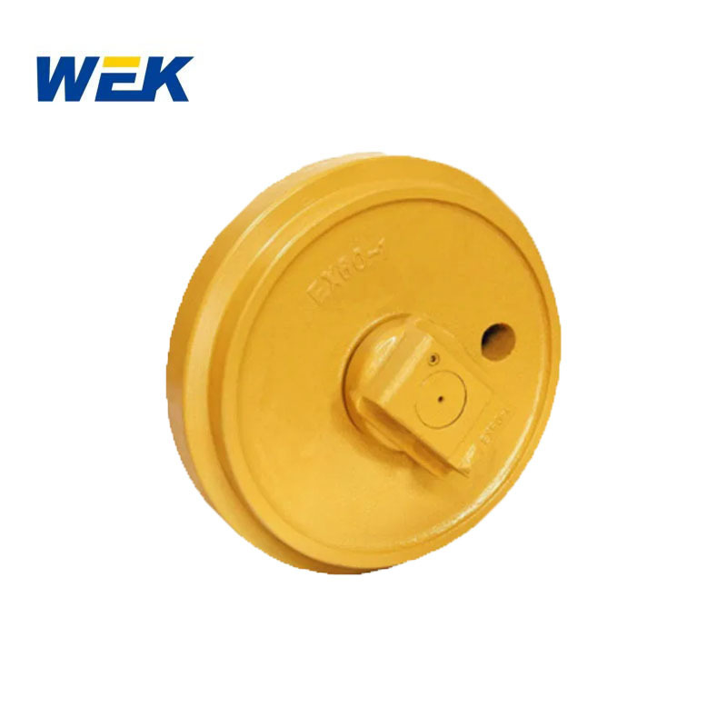 Mini Excavator Parts Ex60-1 Ex100 Excavator Undercarriage Parts Idler Group Hitachi Excavator Front Idler